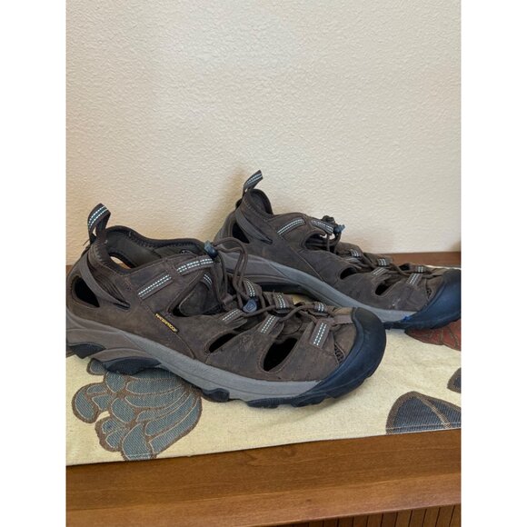 KEEN Men's Waterproof Sandals Size 13 Brown Outdoor Hiking Water Wear - Picture 2 of 9
